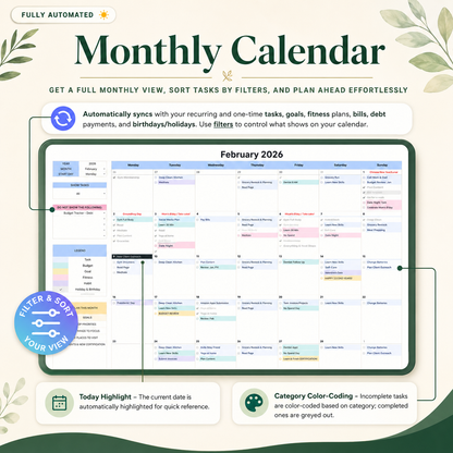 All-in-One ADHD Life Planner