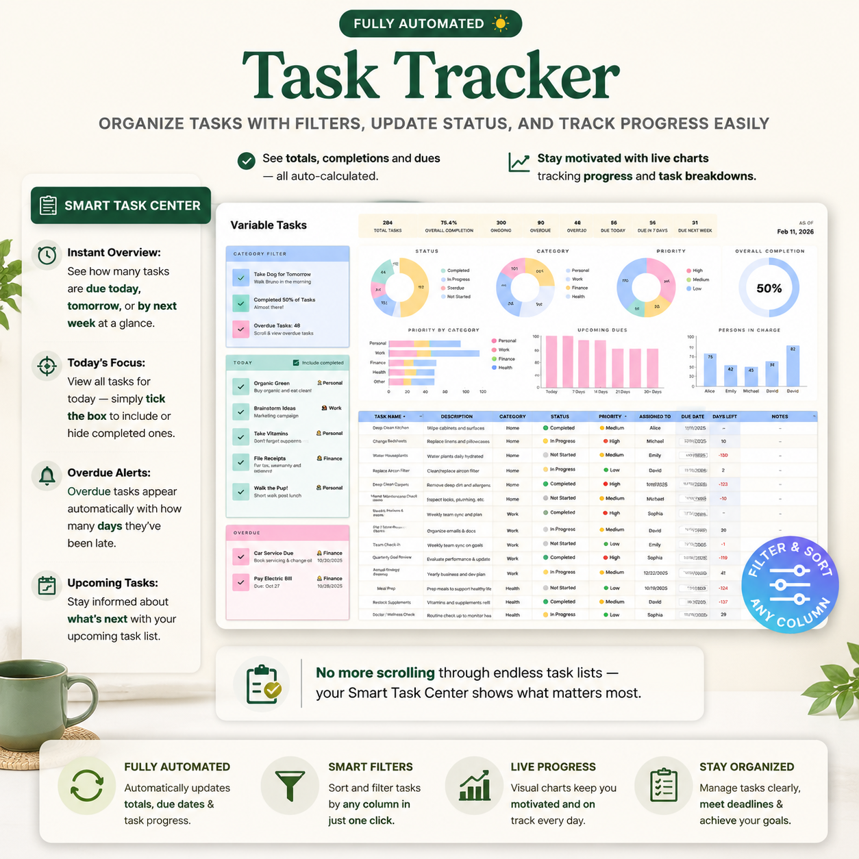 All-in-One ADHD Life Planner