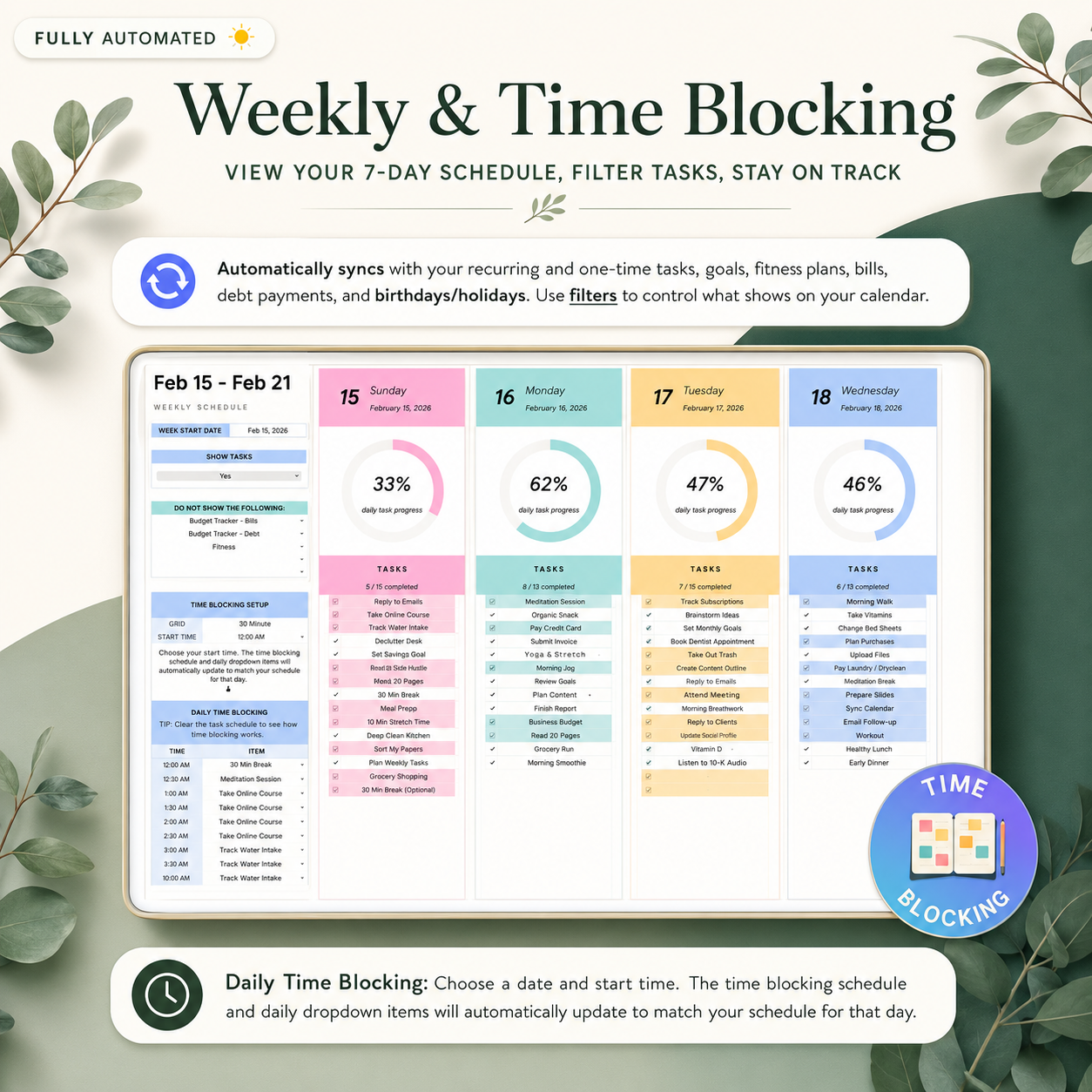 All-in-One ADHD Life Planner