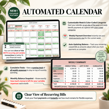 Ultimate Annual Budget Spreadsheet
