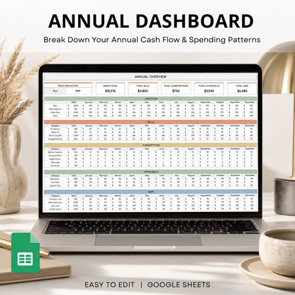 Smart Bill Tracker Spreadsheet