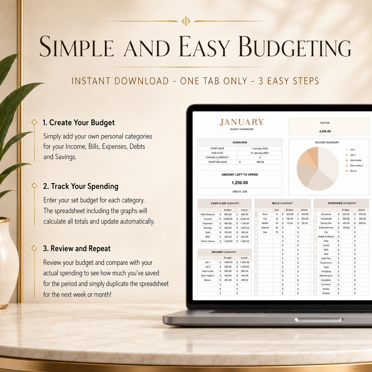 Monthly Budget Planner