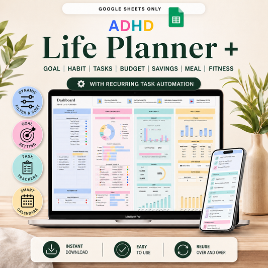 All-in-One ADHD Life Planner