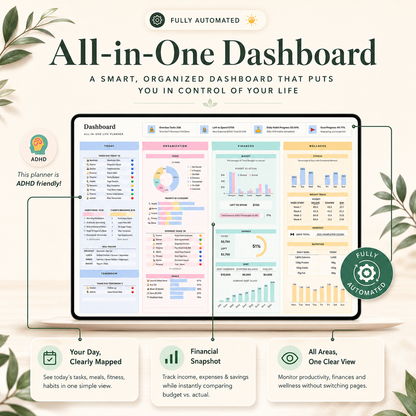 All-in-One ADHD Life Planner